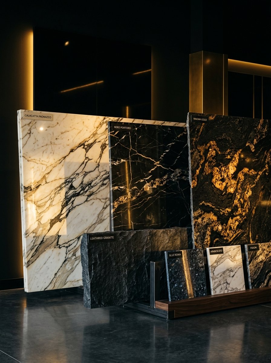 Premium natural stone slabs